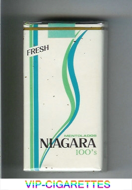 Niagara 100s Fresh Mentolados cigarettes soft box