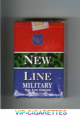 New Line Military American Blend cigarettes soft box