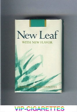 New Leaf With New Flavor cigarettes soft box