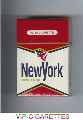 New York Filter cigarettes hard box