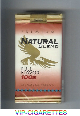 Natural Blend Premium Full Flavor 100s cigarettes soft box