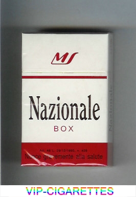 Nazionale cigarettes hard box