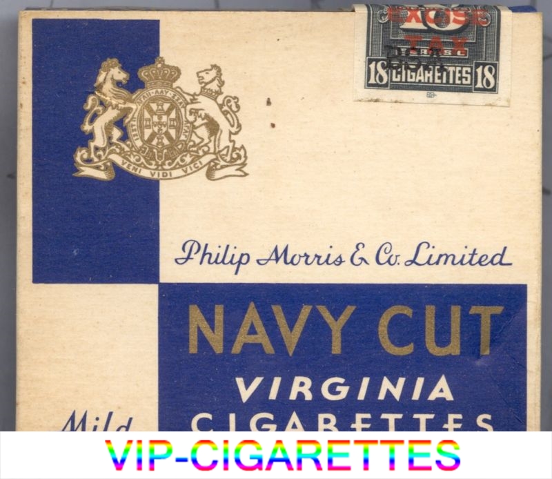 Navy Cut Virginia Plain Mild cigarettes wide flat hard box