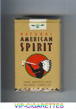 Natural American Spirit Natural brown cigarettes soft box