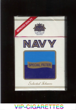 Navy Special Filter cigarettes hard box