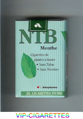 NTB Menthe cigarettes soft box