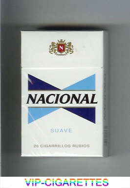 Nacional Suave cigarettes hard box