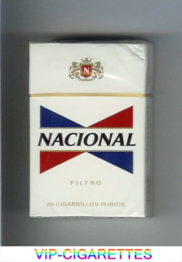 Nacional Filtro cigarettes hard box