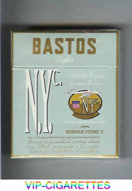 N.Y.C. Bastos Lights 25 cigarettes hard box