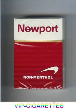 Newport Non Menthol cigarettes hard box