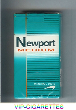 Newport Medium Menthol 100s cigarettes soft box