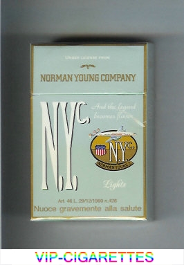 N.Y.C. Lights cigarettes hard box