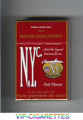 N.Y.C. Full Flavor cigarettes hard box