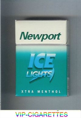 Newport Ice Lights XTRA Menthol cigarettes hard box