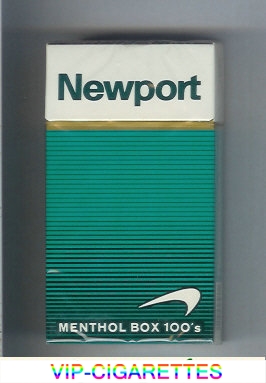 Newport Menthol 100s cigarettes hard box