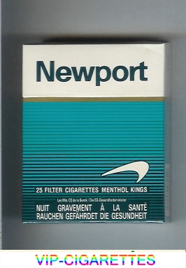 Newport Menthol 25 cigarettes hard box