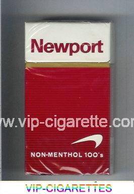 Newport Non Menthol 100s cigarettes hard box