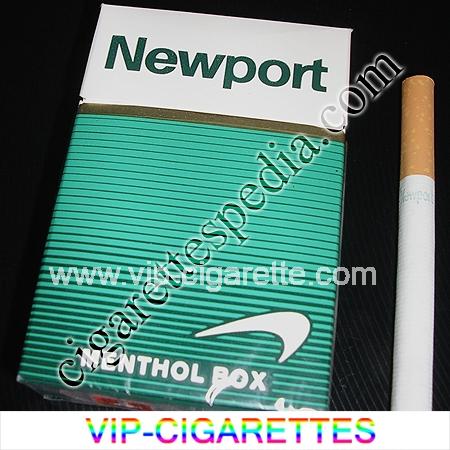 Newport Menthol cigarettes hard box