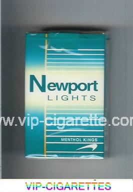 Newport Lights Menthol green and white cigarettes soft box