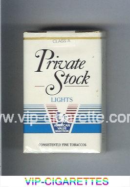 Private Stock Lights cigarettes soft box
