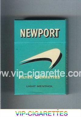 Newport Light Menthol old design Filter Cigarettes hard box