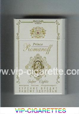 Prince Romanoff Super Lights cigarettes hard box