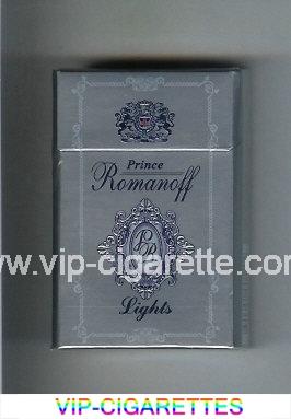 Prince Romanoff Lights cigarettes hard box