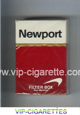 Newport Filter Non Menthol cigarettes hard box