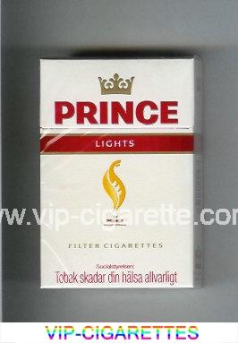 Prince Lights cigarettes hard box