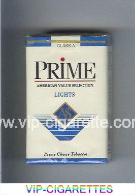 Prime Lights cigarettes soft box