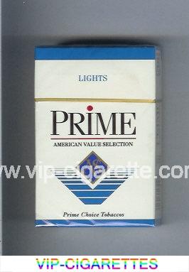 Prime Lights cigarettes hard box