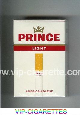 Prince Light American Blend cigarettes hard box