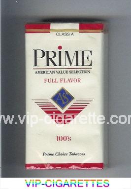Prime Full Flavor 100s cigarettes soft box