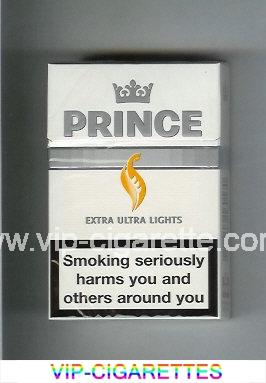 Prince Extra Ultra Lights cigarettes hard box