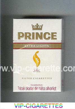 Prince Extra Lights cigarettes hard box