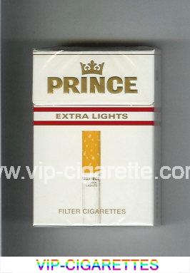 Prince Extra Lights Filter cigarettes hard box