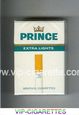 Prince Extra Lights Menthol cigarettes hard box