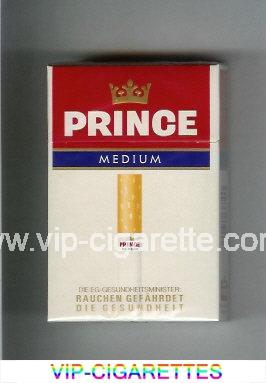 Prince Medium cigarettes hard box