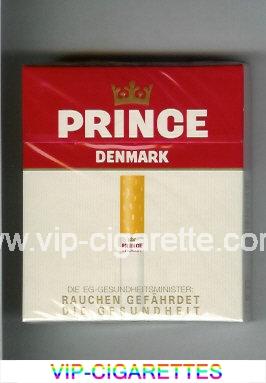 Prince Denmark 25 cigarettes hard box