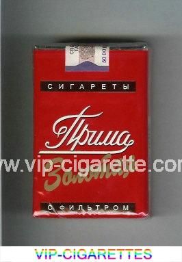 Prima Zolotaya red cigarettes soft box