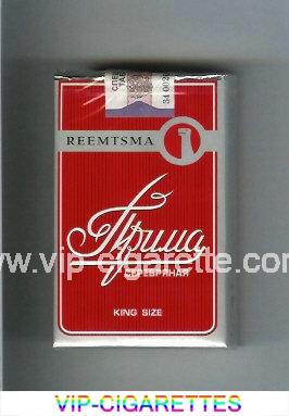 Prima Serebryanaya Reemtsma red cigarettes soft box