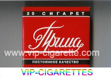 Prima Postoyannoe Kachestvo red cigarettes wide flat hard box