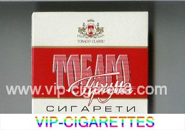 Prima Tobago Cigareti white and red cigarettes wide flat hard box