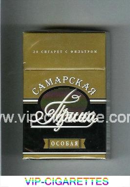 Prima Samarskaya Osobaya gold and black cigarettes hard box