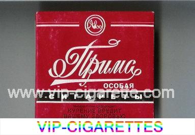 Prima Osobaya red cigarettes wide flat hard box