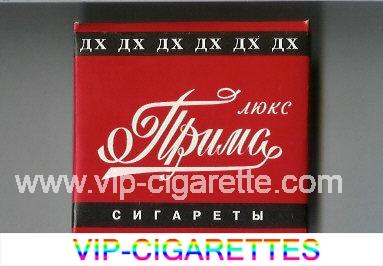 Prima Lyuks DX red cigarettes wide flat hard box