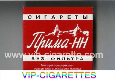 Prima NN Cigareti Bez Filtra red cigarettes wide flat hard box
