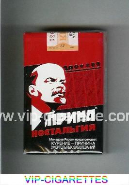 Prima Nostalgiya red cigarettes soft box
