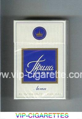 Prima Lyuks Multifiltr Legka white and blue cigarettes hard box
