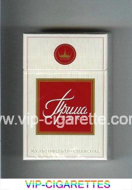 Prima Lyuks Multifiltr white and red cigarettes hard box